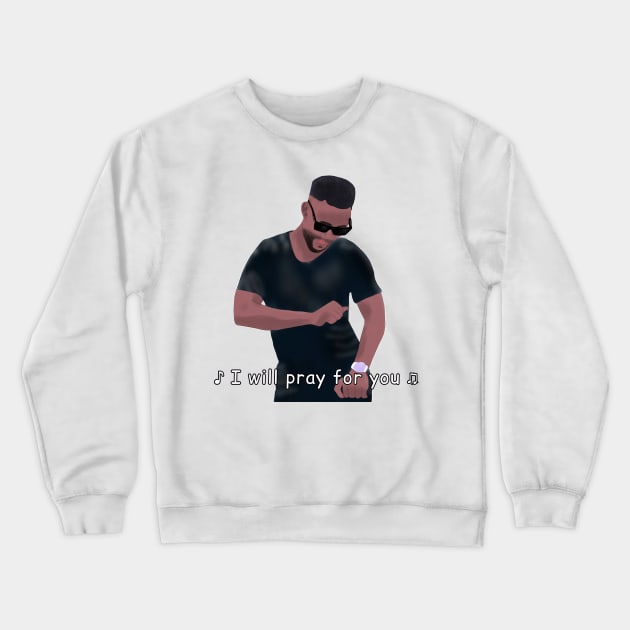 Usman - I will pray for you Crewneck Sweatshirt by Ofthemoral